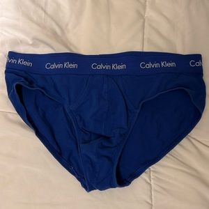 Calvin Klein cotton stretch lowrise hip briefs extra large good condition